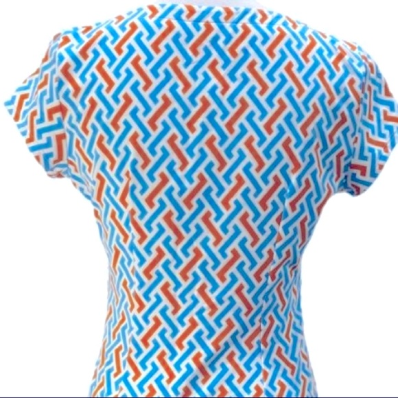 J. McLaughlin Emma Dress Geometric Print Size Medium - Picture 7 of 10